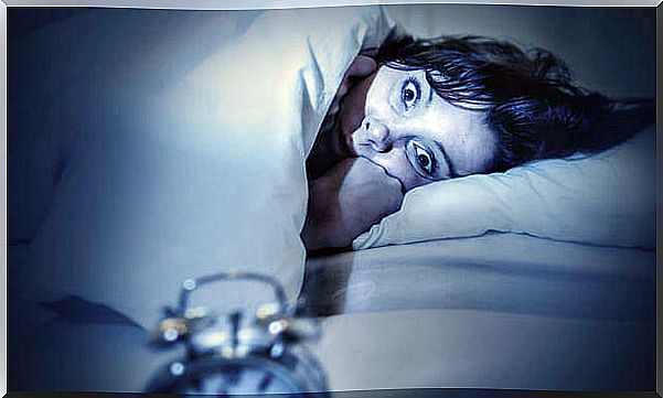 woman suffering from insomnia